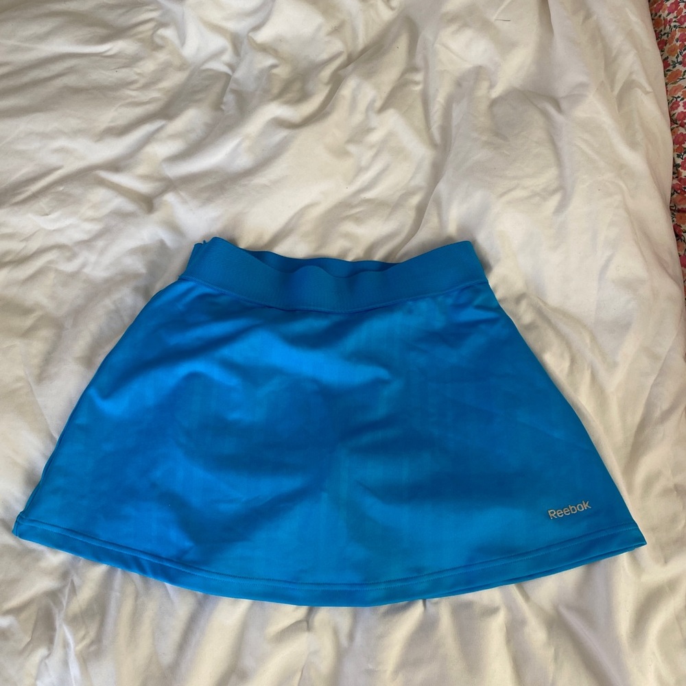 blue tennis skirt